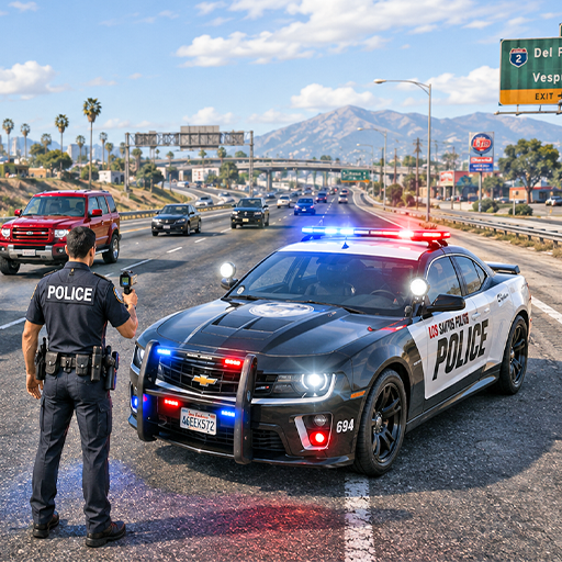 police Simulator: police car