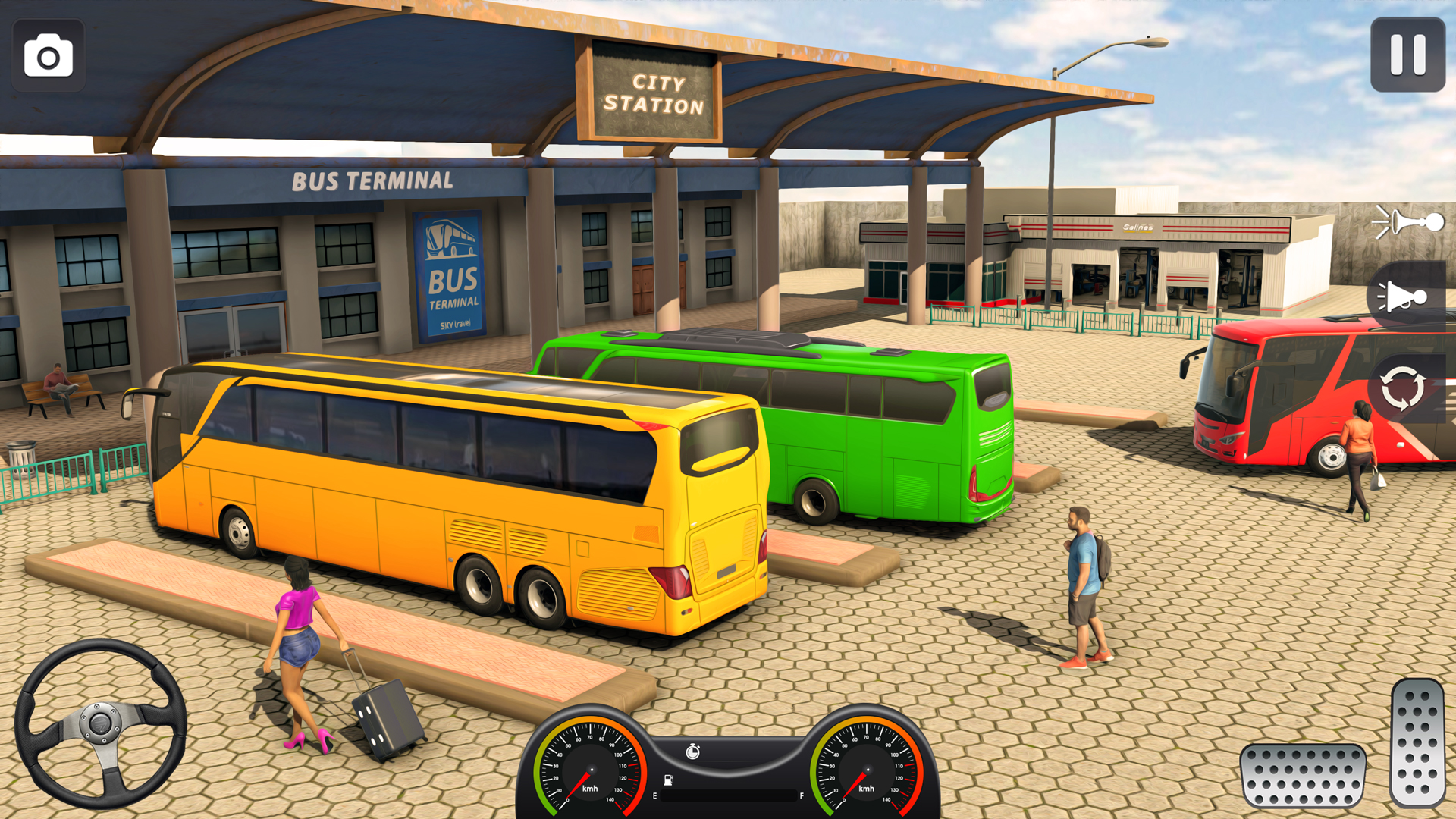 Скачайте и играйте в Coach Bus Driving Simulator 3D на ПК или Mac с  (Эмулятор)