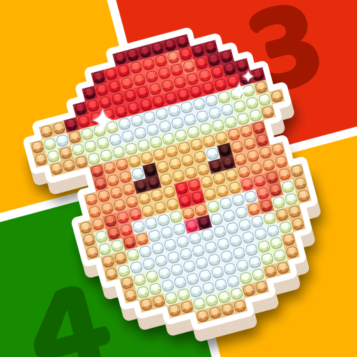 Christmas Gem: Color By Number