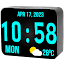 Huge Digital Clock Widget