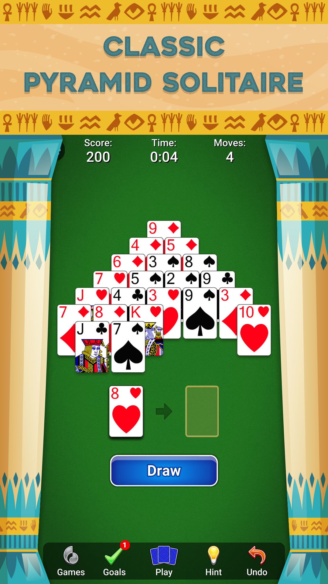 Play Pyramid Solitaire - Card Games Online