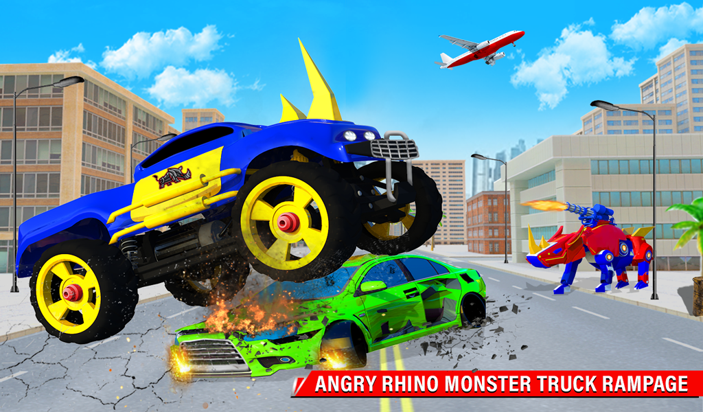 Play Rhino Robot Car Transformation Online