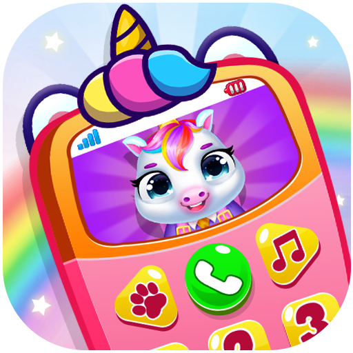 Baby Princess Phone: My Baby Unicorn Care For Kids