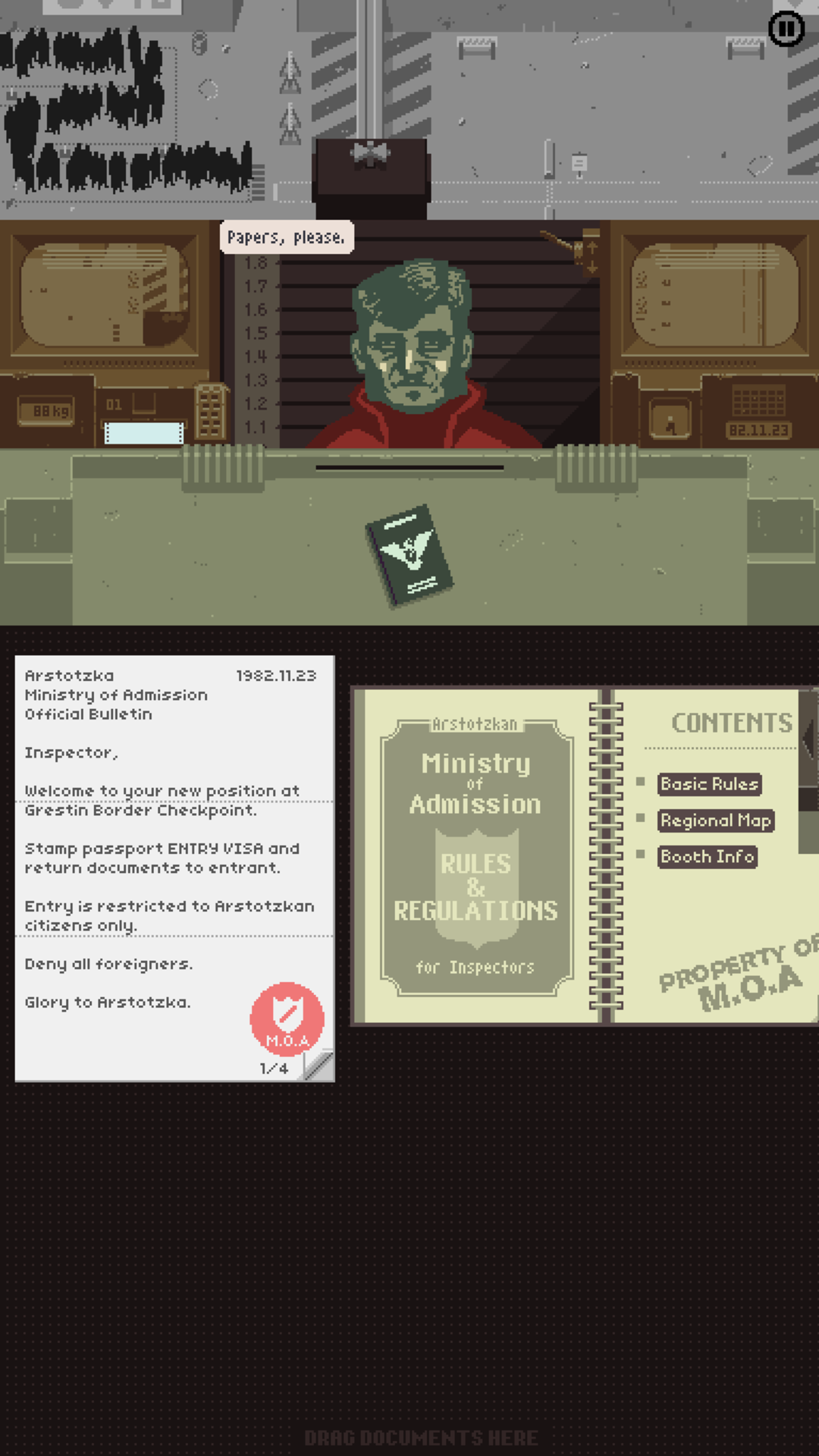 Papers, Please Mod apk [Unlocked][Full] download - Papers, Please