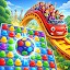 Funscapes: A Theme Park Game with Match 3 Puzzle