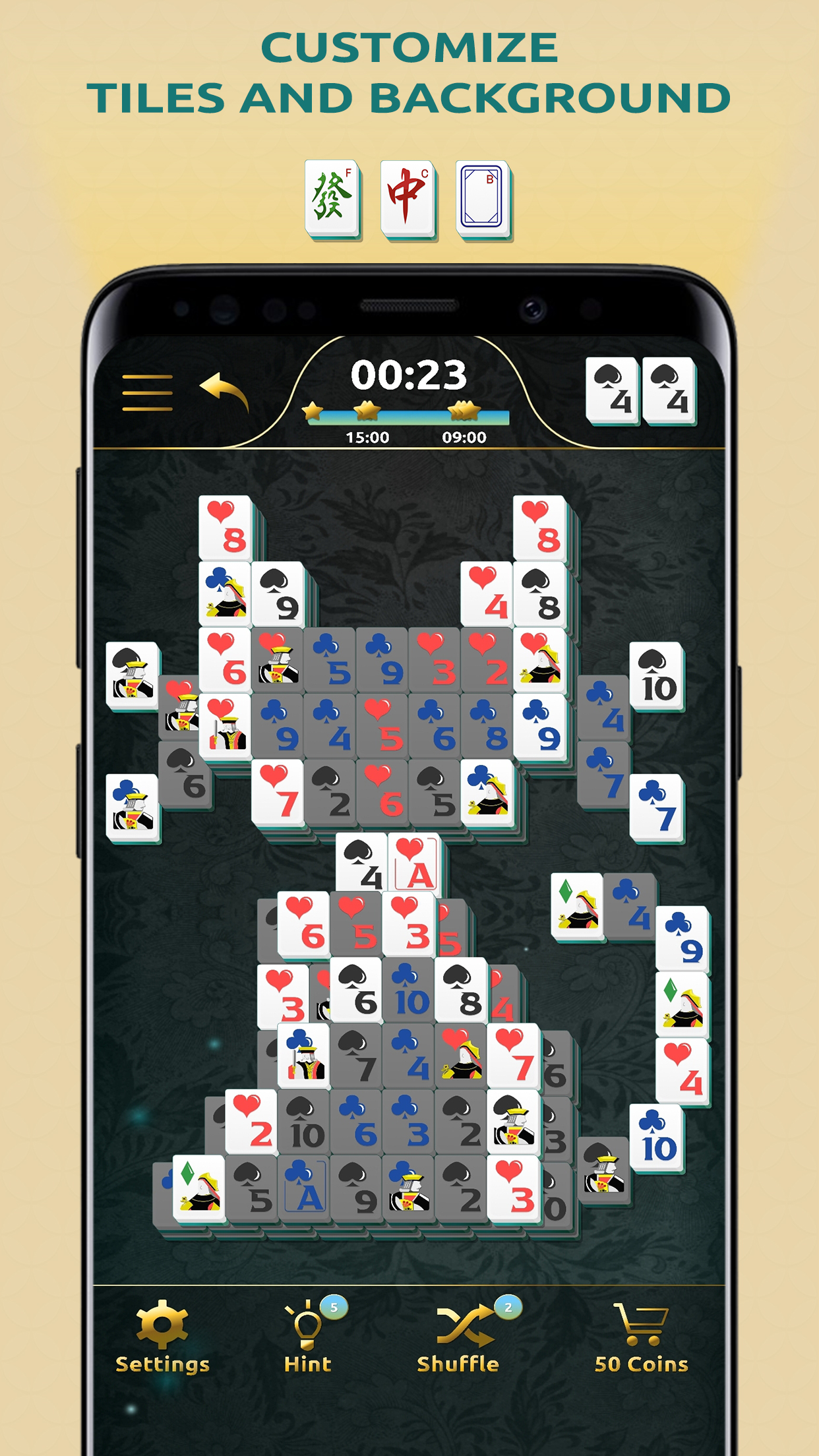 How To Play Mahjong Solitaire Classic Game 3 On A Cell Phone 
