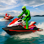 Water Jetski Boat Racing Stunt