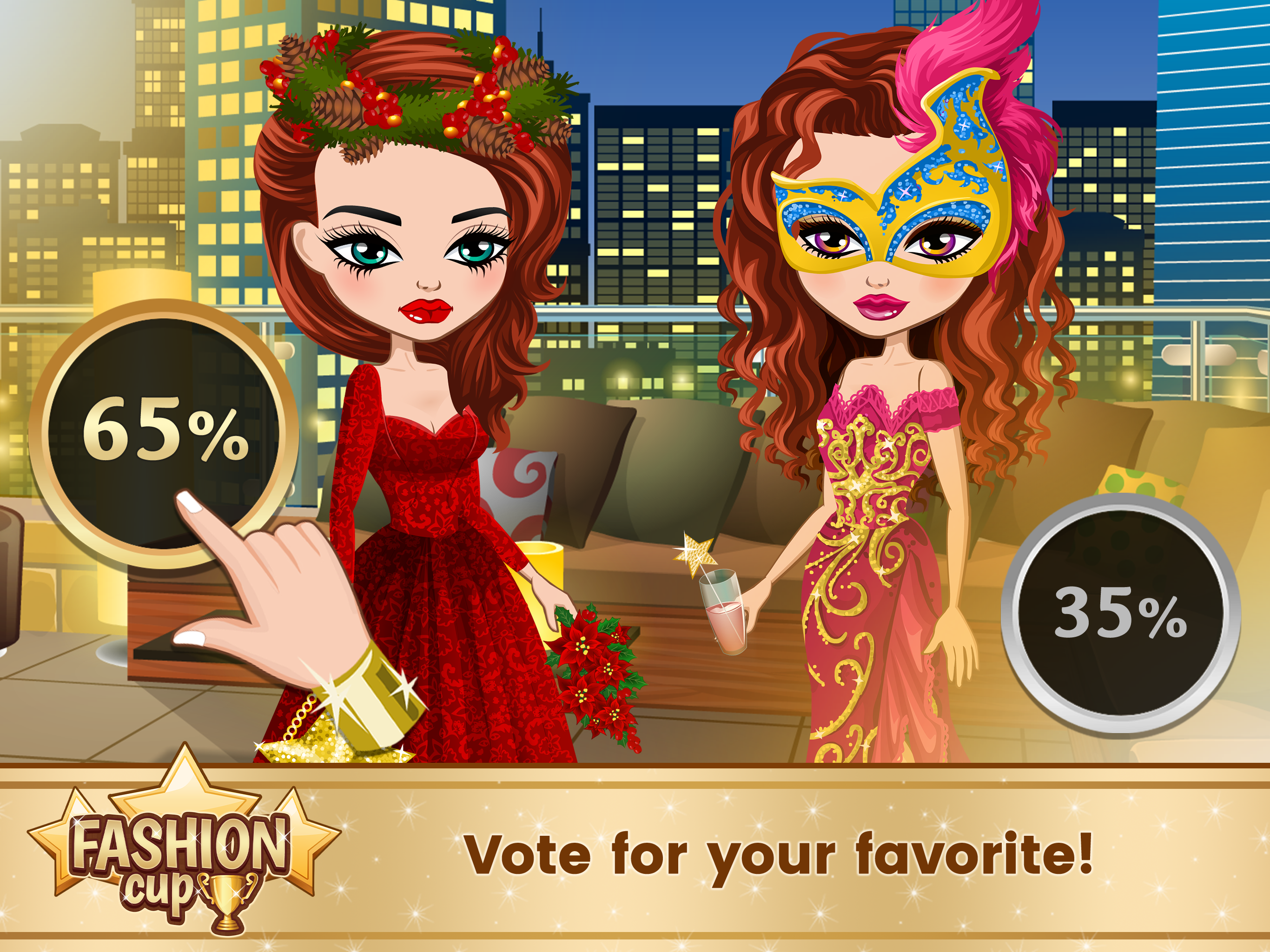 green emerald velvet dress Dress-Up Duel: Fashion Game