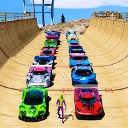 Jogue Crazy Car Stunts: Car Games para PC
