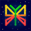 Geoboard: puzzle for kids drawing lines shapes