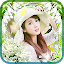 photo collage - flower frame