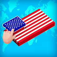 Main Drop ASMR: Flag Puzzle Game on PC