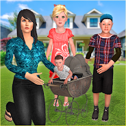 Chơi Virtual Single Mom Simulator: Family Mother Life on PC
