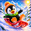 Sledding Penguin Gang Slide