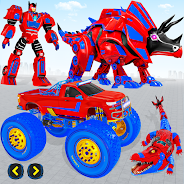 Играй носорог грузовик робот автомоб на ПК