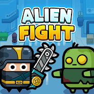 プレーする Alien Fight: Police vs Zombie をPCで