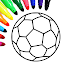 Libro para colorear de fútbol