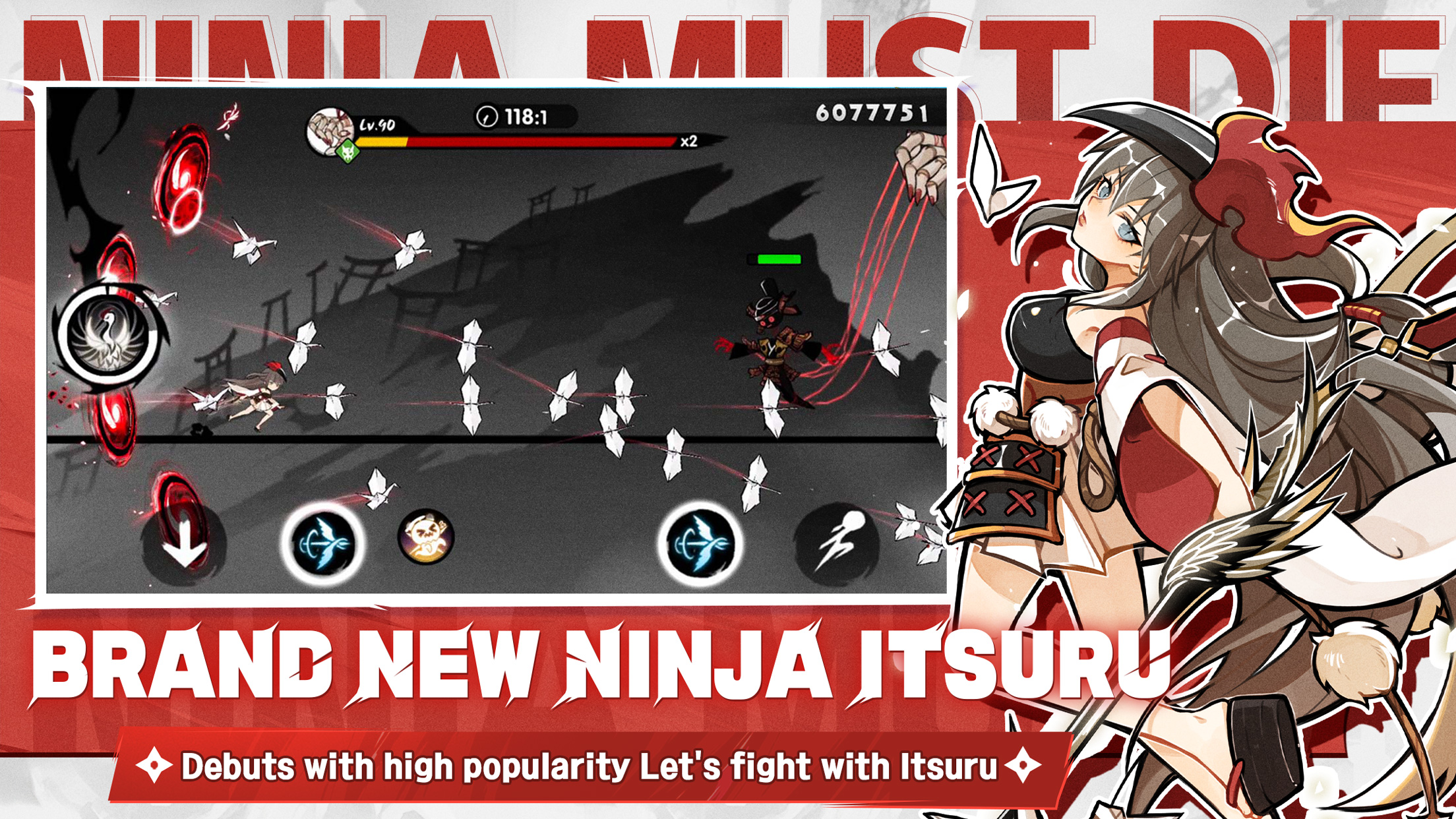 Скачайте и играйте в Ninja Must Die на ПК или Mac (Эмулятор)