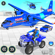 US Police ATV Transport Games İndirin ve PC'de