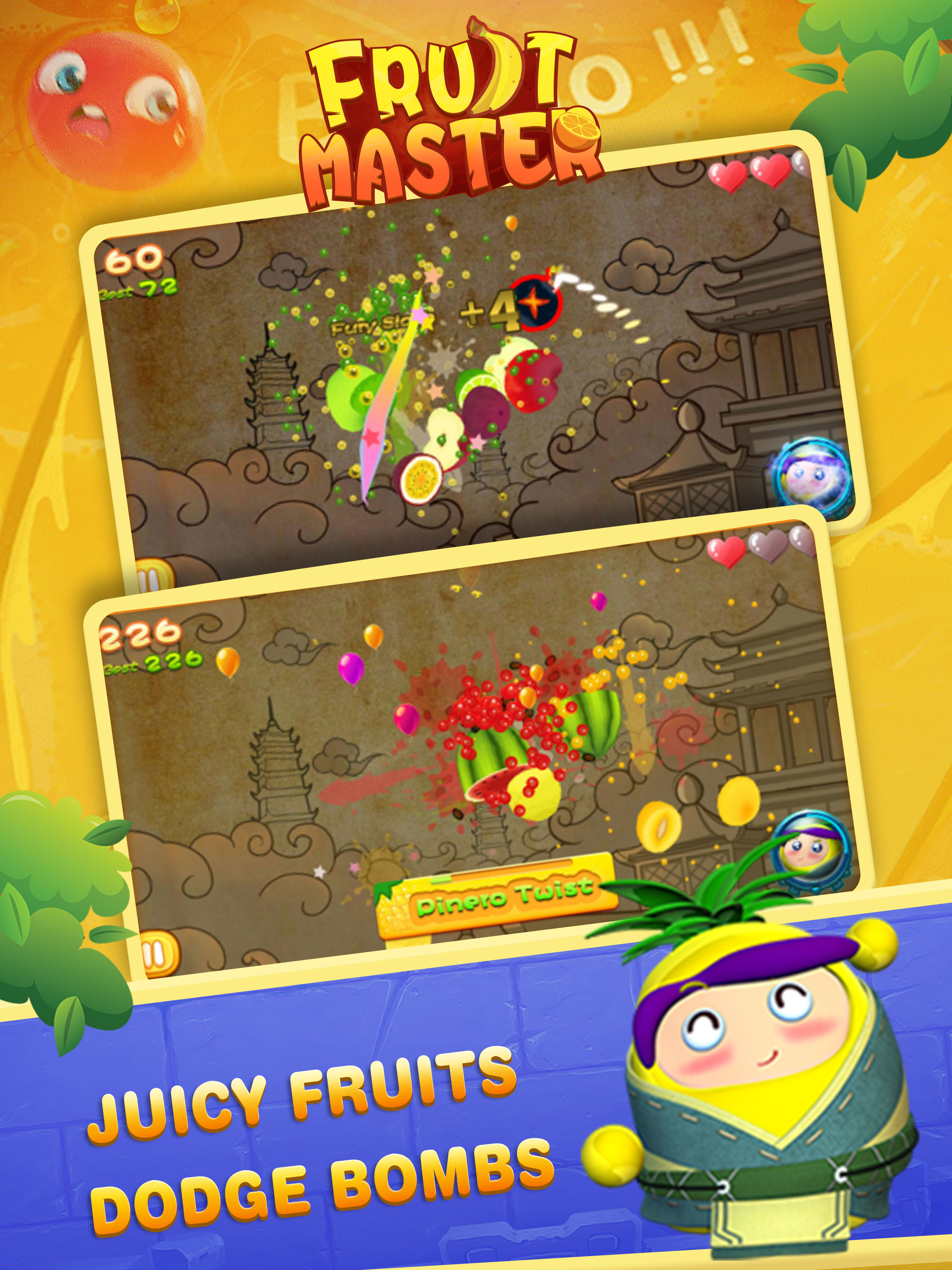 Скачайте и играйте в Fruit Cut Master на ПК или Mac (Эмулятор)