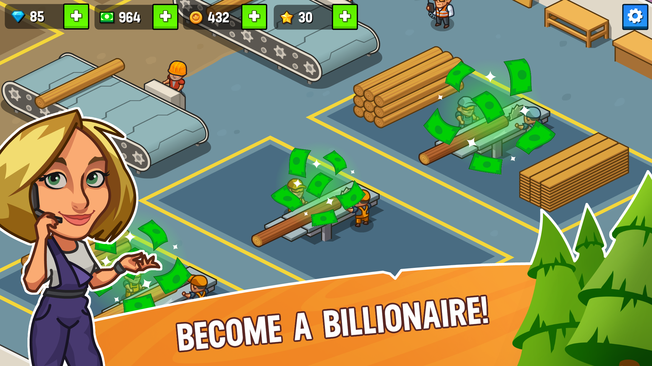 Download and Play Lumber Inc Tycoon on PC & Mac (Emulator)