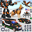 Ambulance Dog Robot Mech Wars