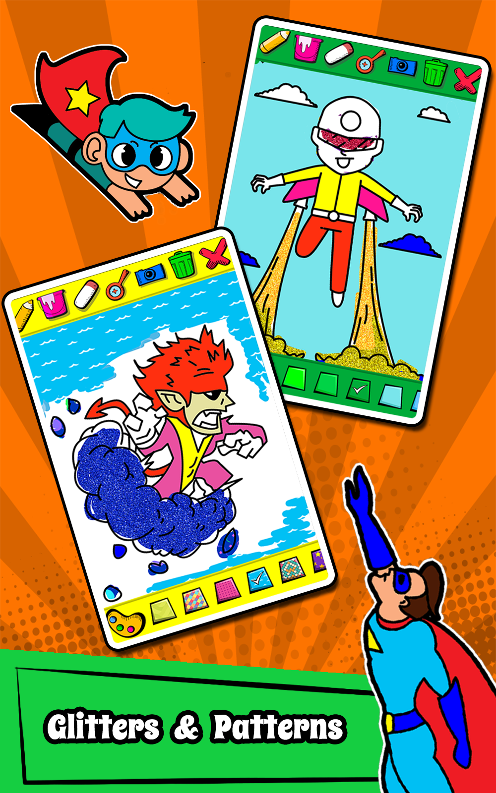 Superhero Coloring Book Games – Apps no Google Play
