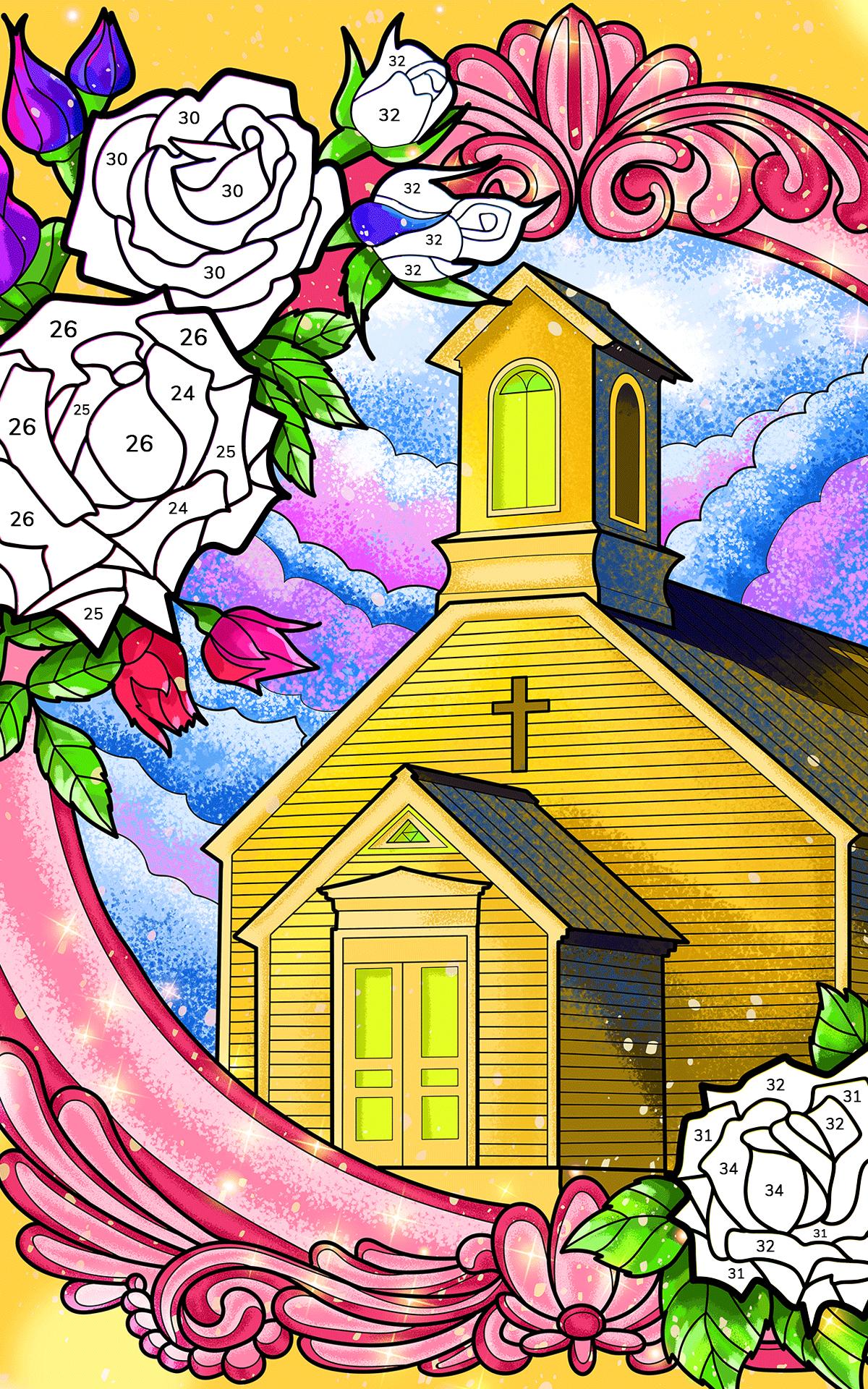 Play Bible Coloring Paint By Number Online