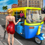 Modern Rickshaw Driving Games İndirin ve PC'de