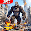 Angry Gorilla City Attack Wars