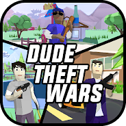 プレーする Dude Theft Wars Shooting Games をPCで