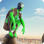 Jogue Rope Frog Ninja Hero - Um Gangster em Vegas para PC