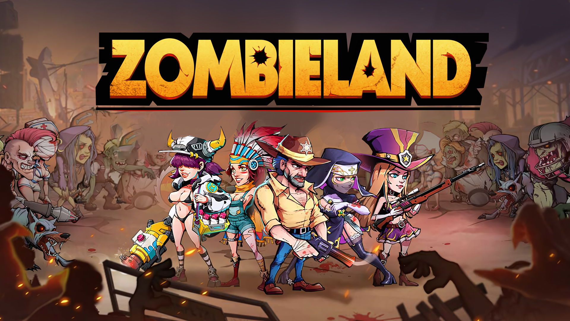 Скачать и играть в Zombieland: Doomsday Survival на ПК или Mac (Эмулятор)