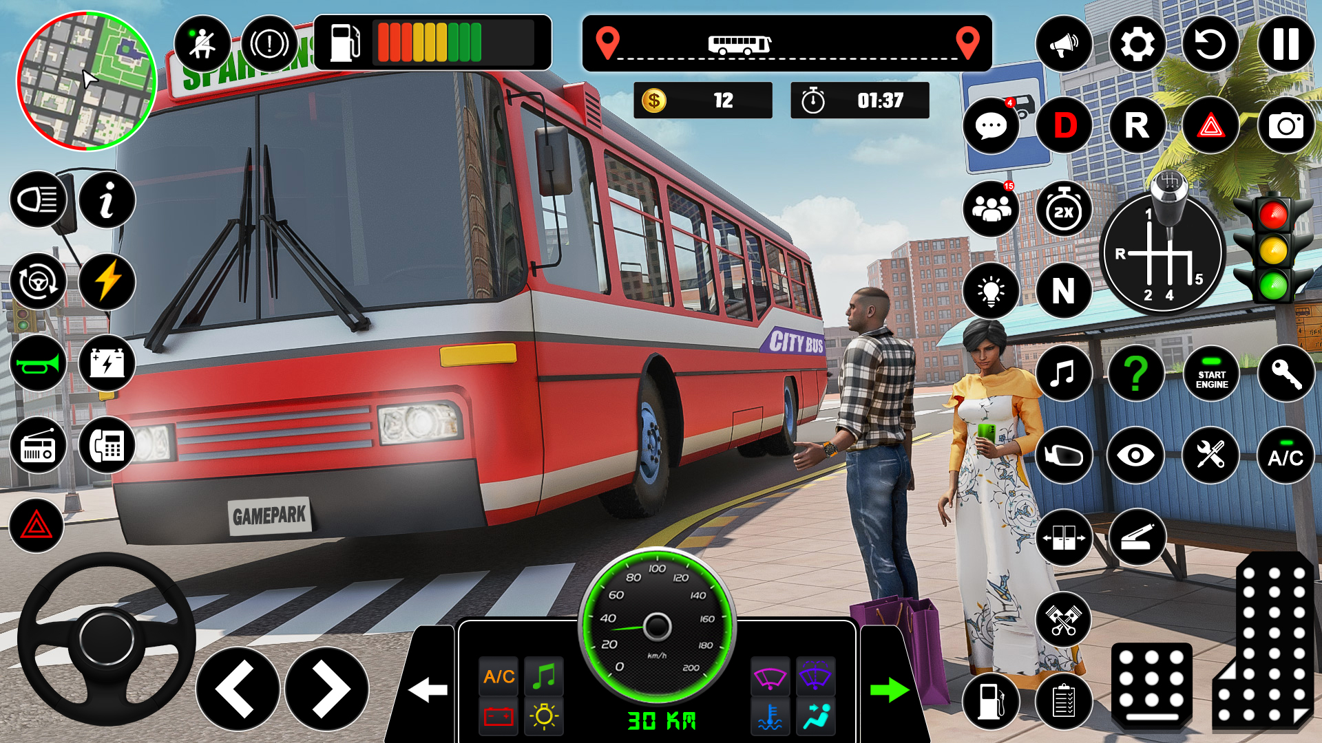 Скачайте и играйте в Bus Driving Simulator PVP Game на ПК или Mac (Эмулятор)