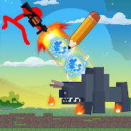 เล่น Stickman Fight：Draw Weapons บน PC
