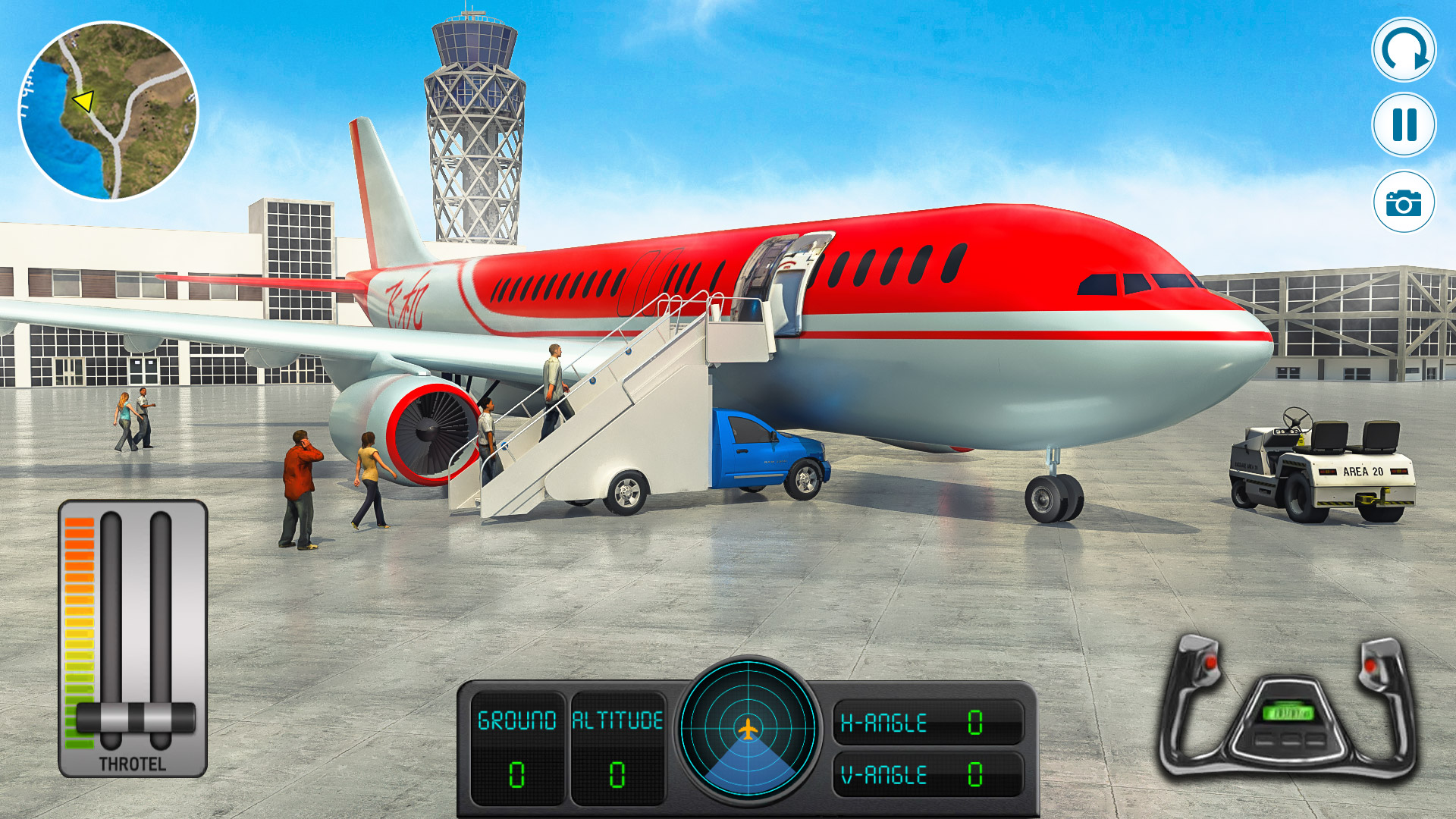 Airplane Flight 3D Simulator - free online game