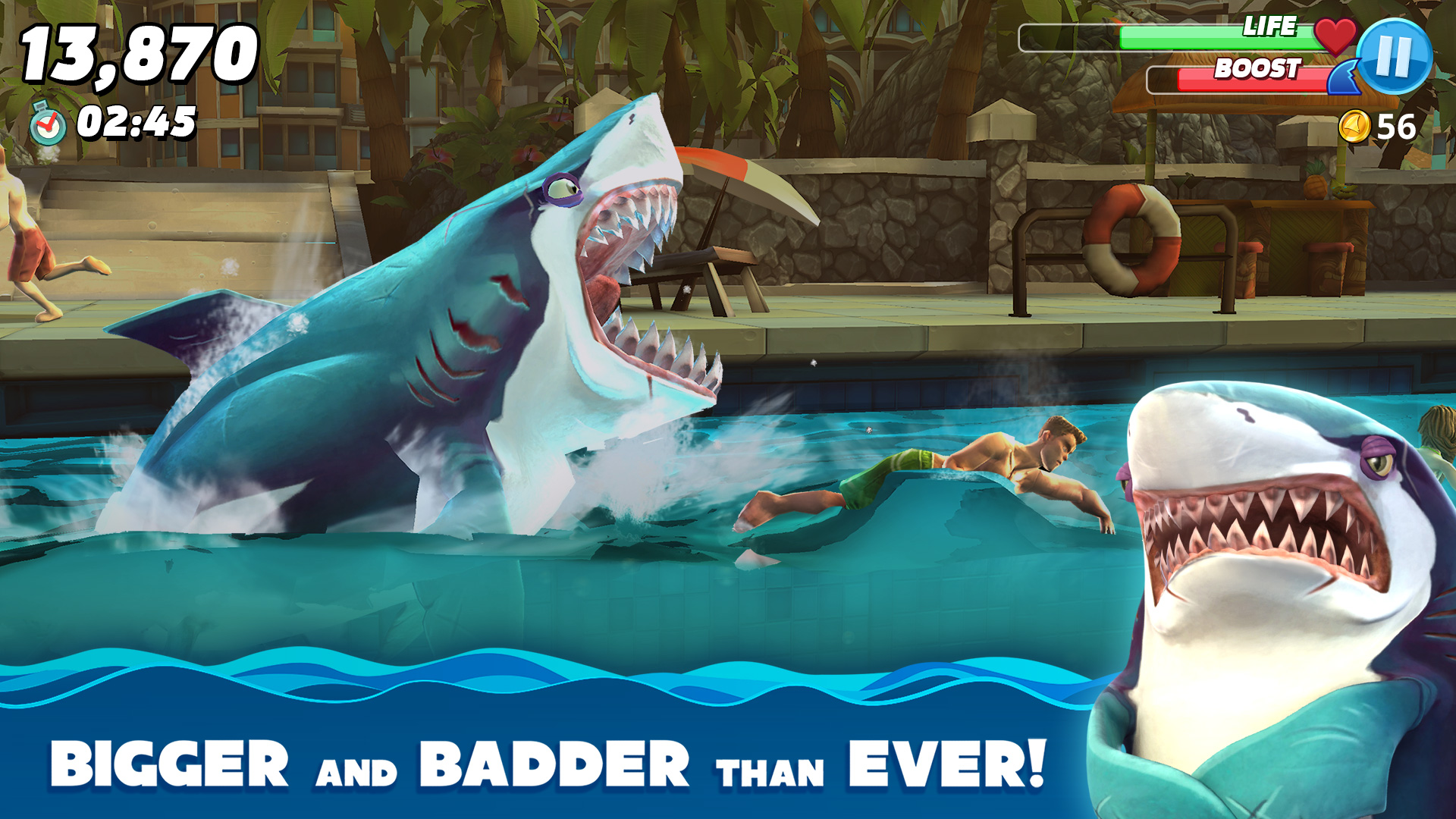 Play Hungry Shark World Online