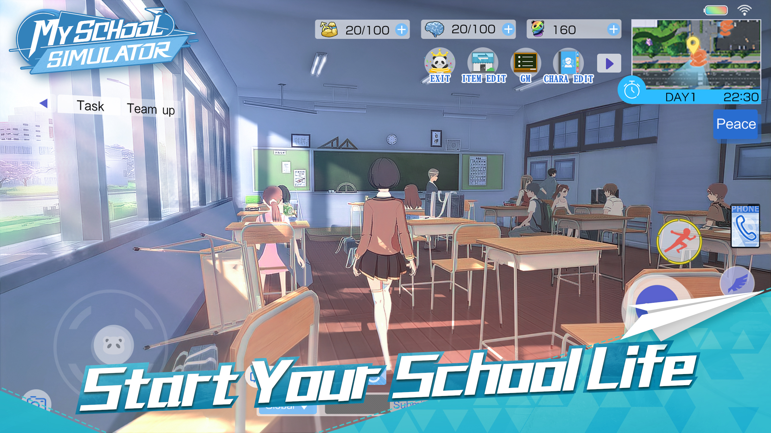 Download & Play My School Simulator on PC & Mac (Emulator)