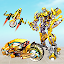 Grand Robot Bike Transform City Attack