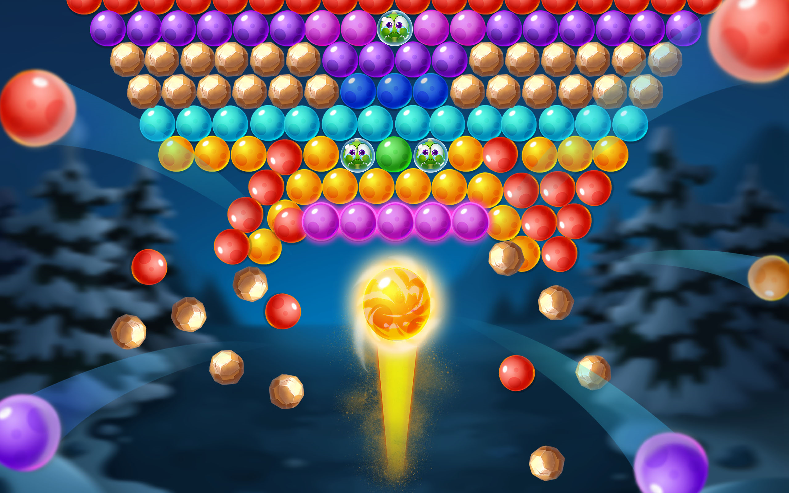 Dino Bubble Shooter Game