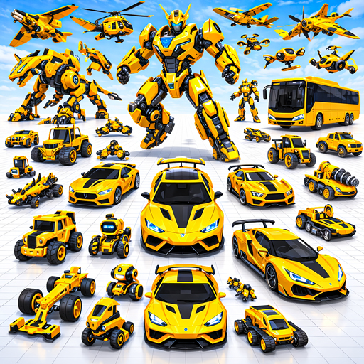 Taxi Car Robot Transformation
