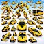 Taxi Car Robot Transformation