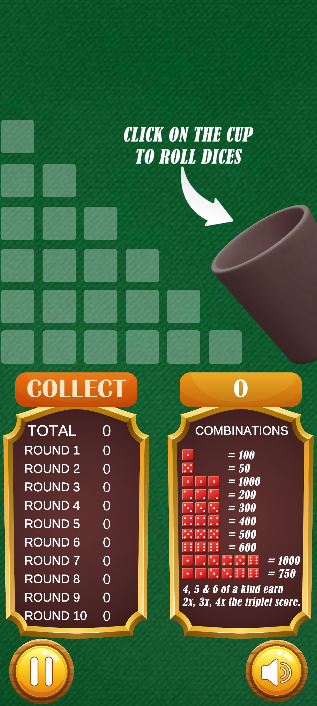 Play Farkle - Dice Game Online