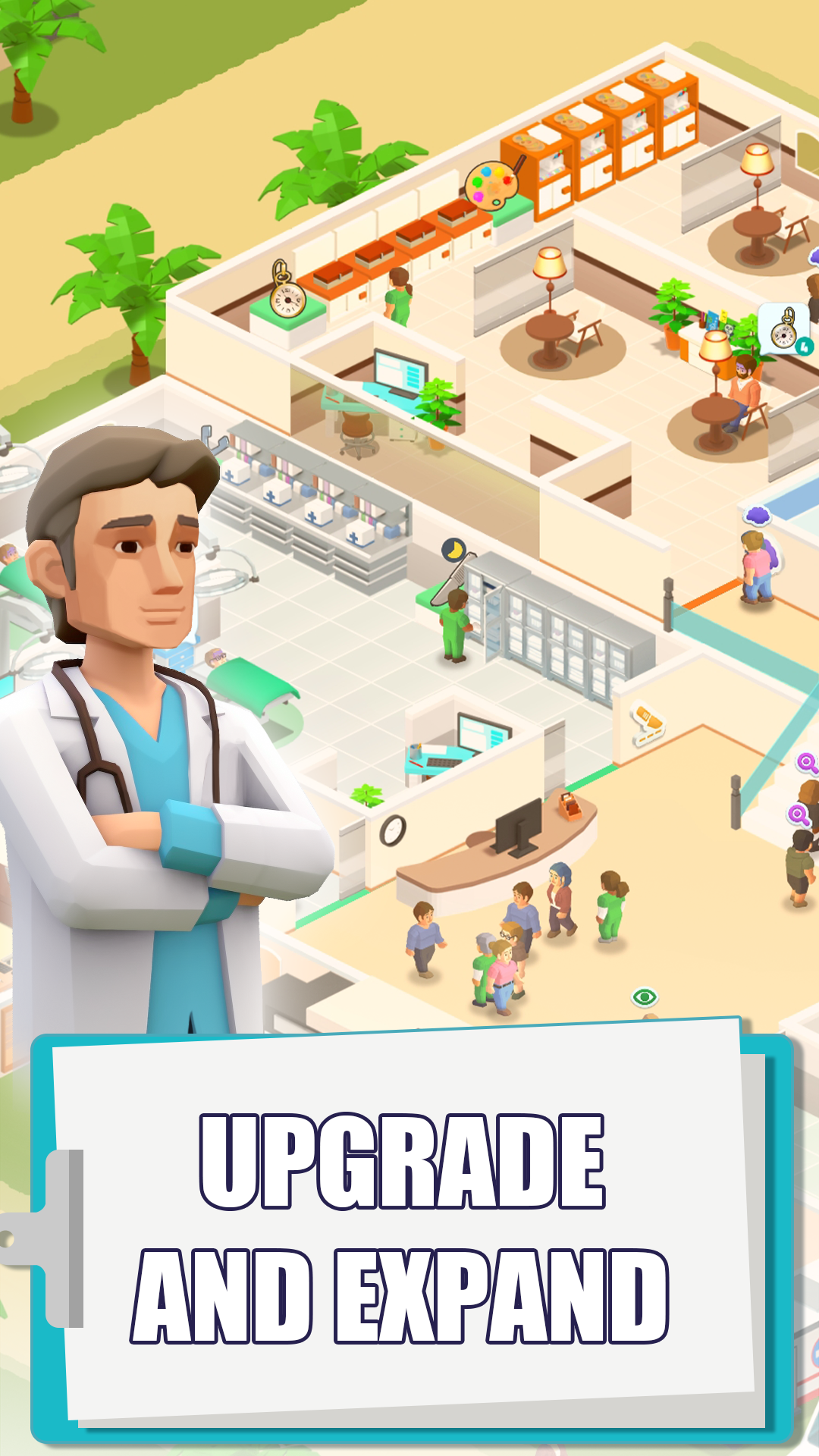 Скачайте и играйте в Ouch Clinics：Happy Hospital на ПК или Mac (Эмулятор)