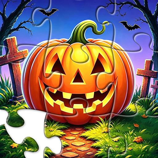 Ghostly Halloween Jigsaw