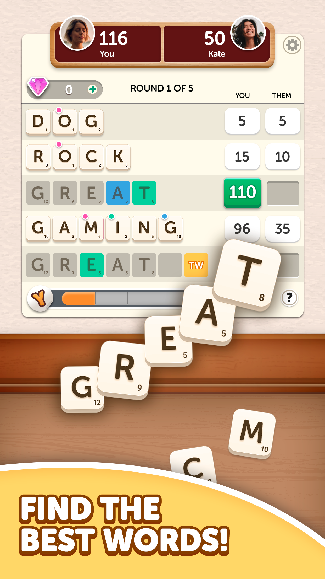 Play Word Yatzy - Fun Word Puzzler Online