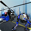 Air Force Transform Robot Cop Wolf Helicopter Game