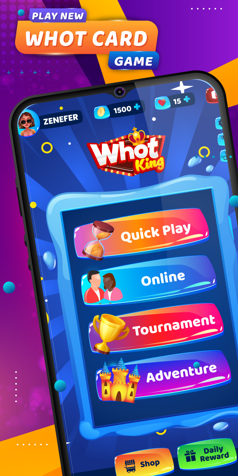 Play Whot King Online