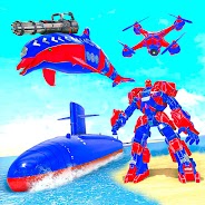 Играй Dolphin Robot Transform Wars на ПК