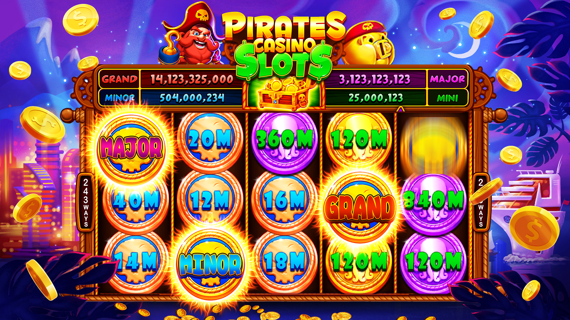 Play Pirate Slots Online for Free on PC & Mobile